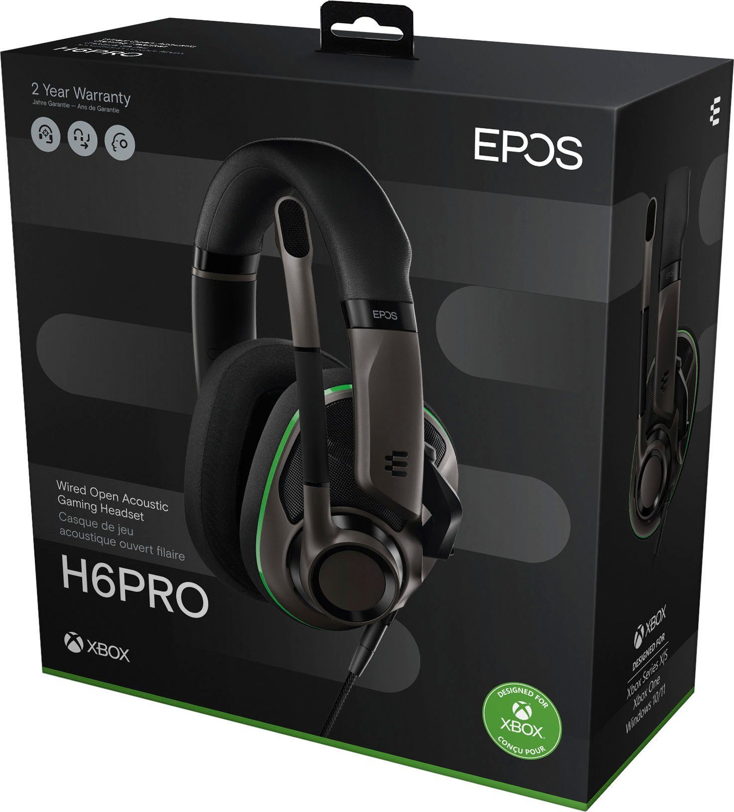 EPOS H6PRO - Xbox Edition Gaming-Headset (Open Acoustic)