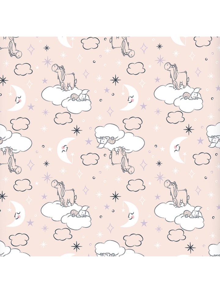 Herding 2 tlg. Renforcé Disney Bettwäsche 100x135cm Winnie Pooh in Rosa günstig kaufen 100x135 cm