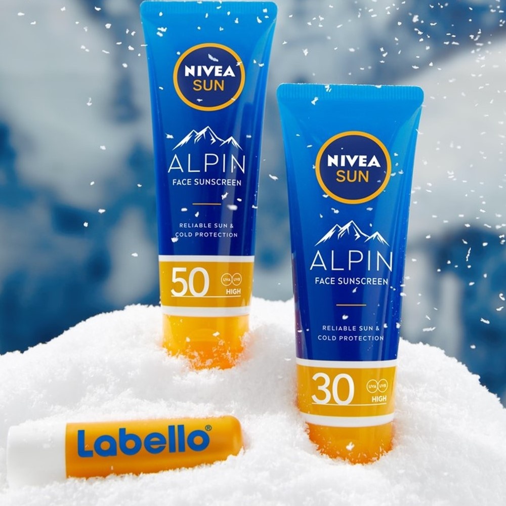 nivea SUN ALPIN - Protection Solaire Visage Conditions Hivernales FPS50 50ml Protection solaire visage Hiver