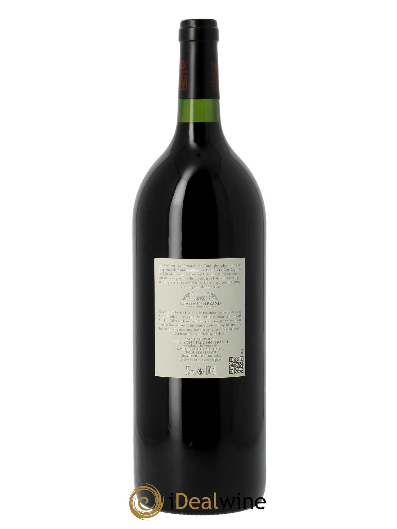 Château de Ferrand Grand Cru Classé (CBO à partir de 6 MG) 2016 - Lot de 1 Magnum