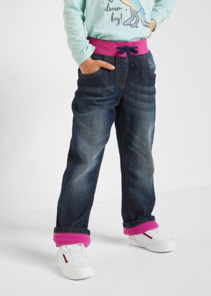 Mädchen Thermojeans mit Fleecefutter
