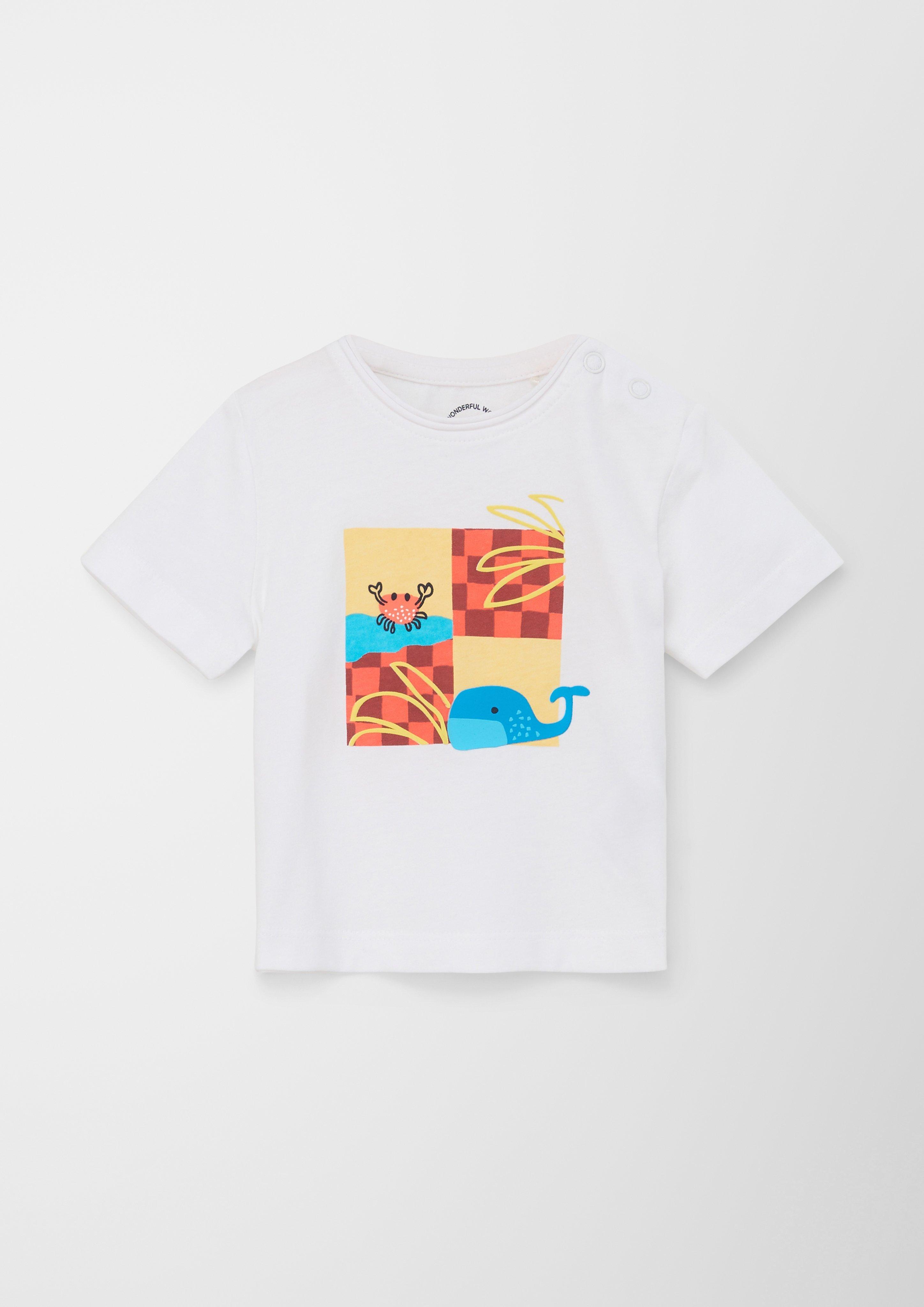 T-Shirt mit Frontprint  2130767-0100