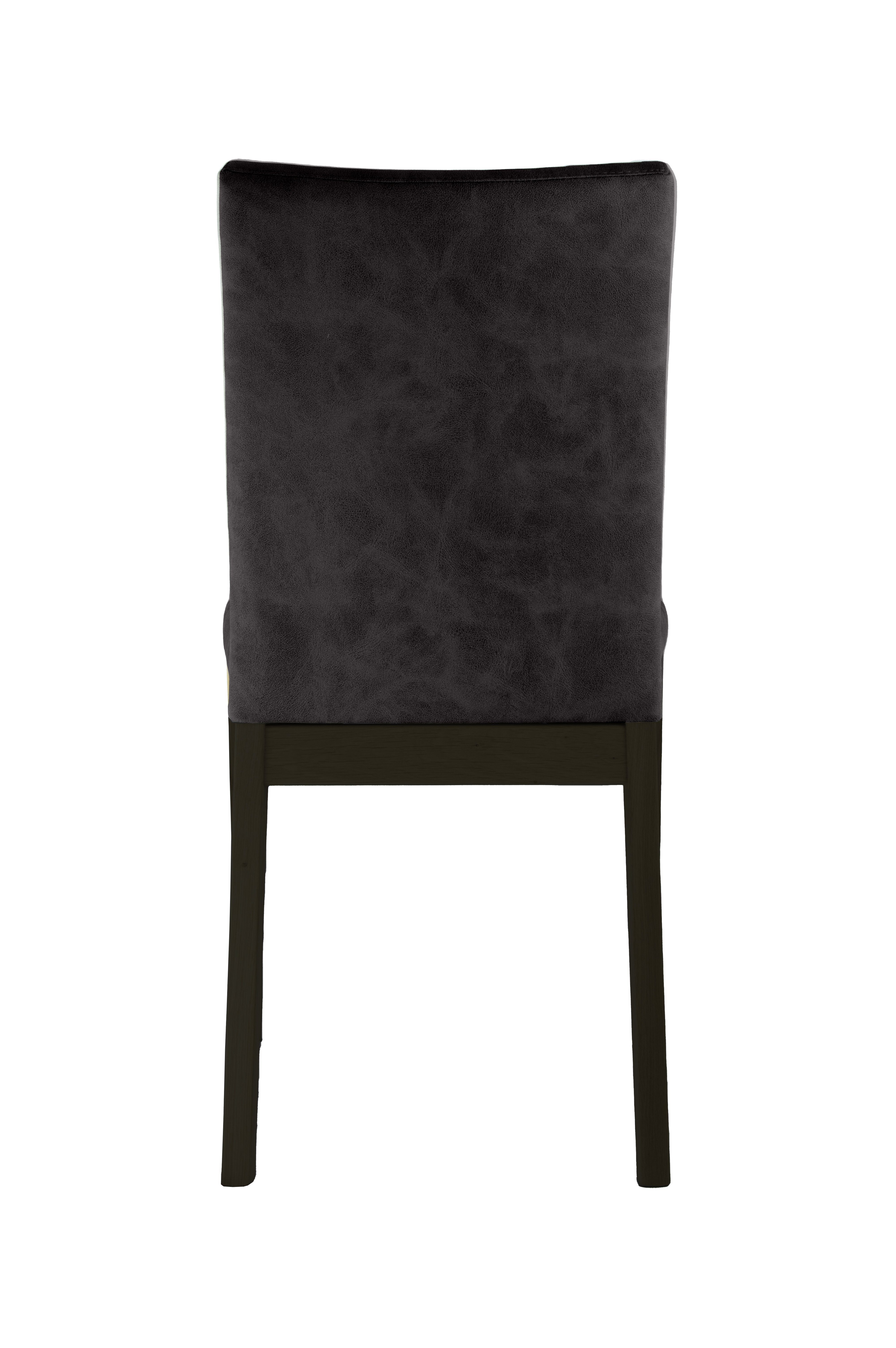Home affaire 4-Fußstuhl Dendres (Set, 2 St), Sitz und Ruecken gepolstert