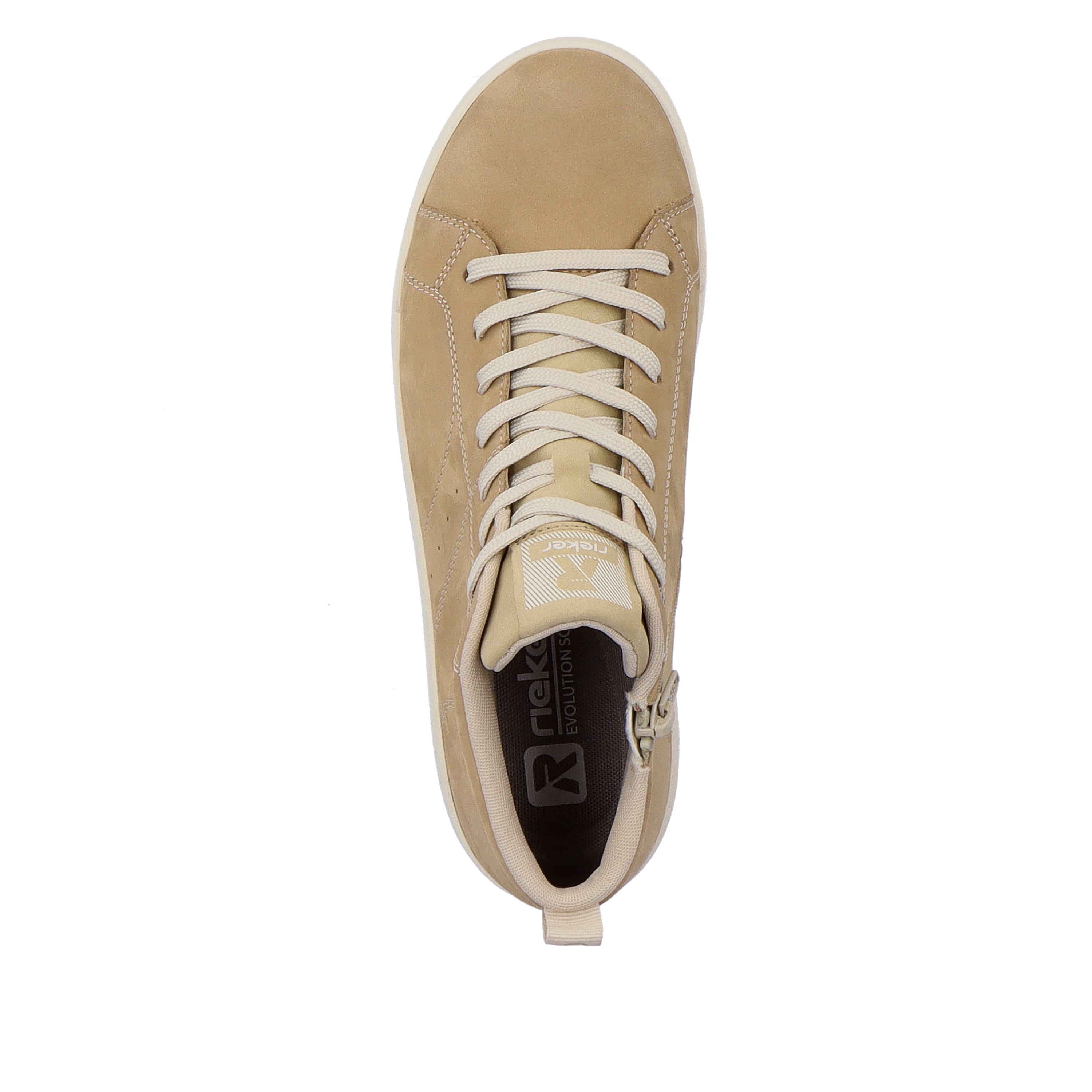 Rieker Damen Sneaker High creme beige