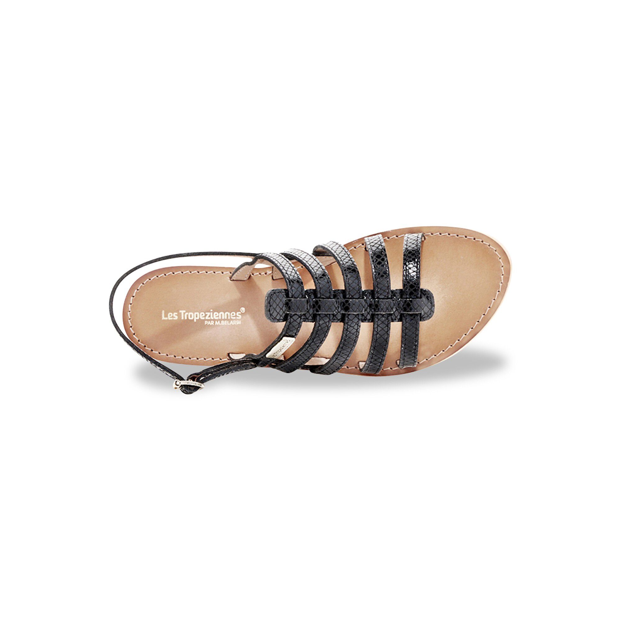 Sandales plates en cuir Hikano