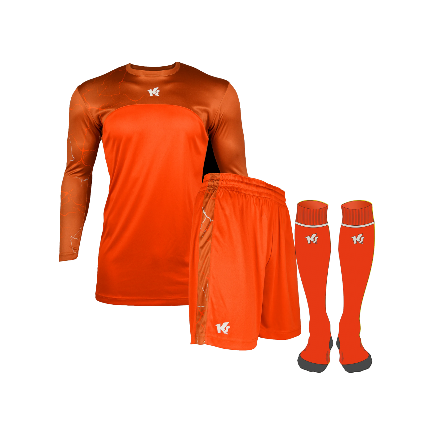 KEEPERsport GKSix Torwarttrikot Set Kids Rot F066