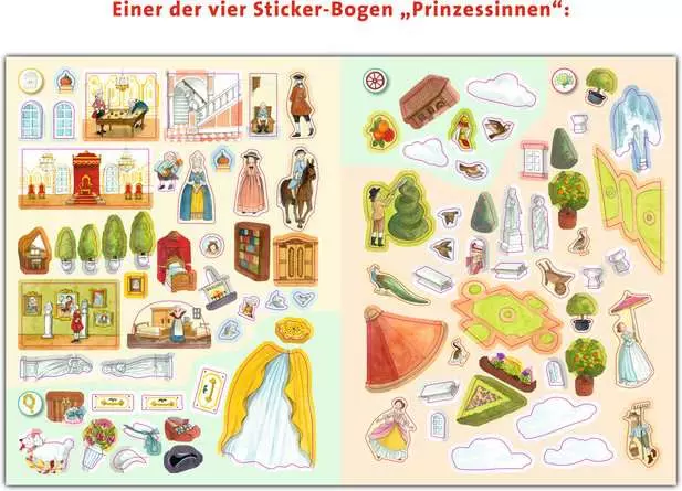 Ravensburger Wieso? Weshalb? Warum? Stickerheft: Prinzessinnen