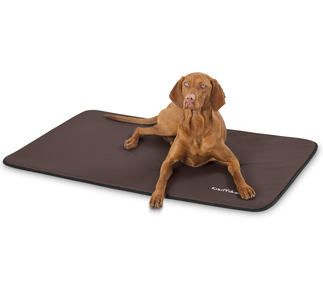 Knuffelwuff Hundematten Knuffelwuff Kunstleder Hundematte Cheyenne braun XL