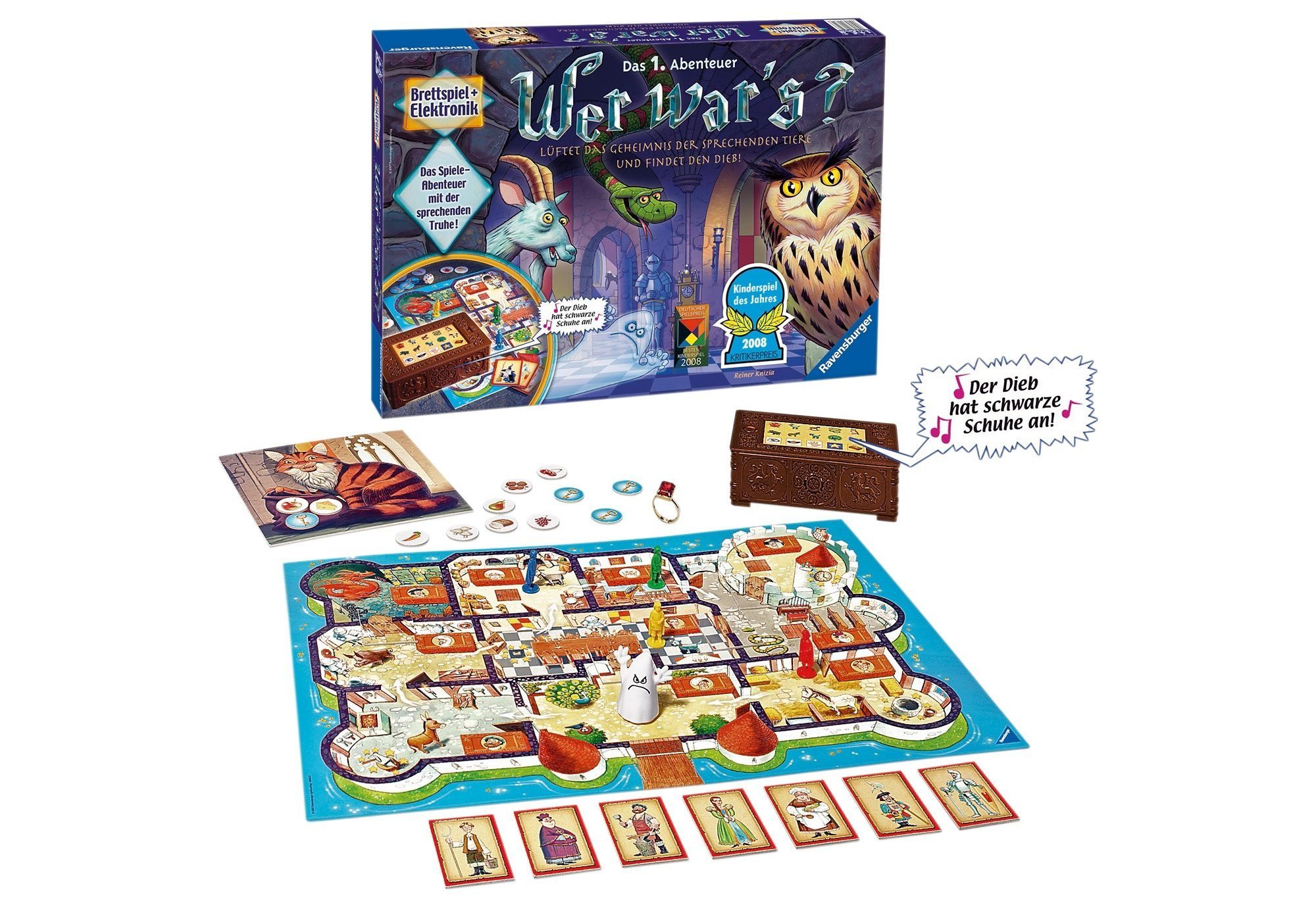 Ravensburger Spiel, Wer war's?, Made in Europe, FSC® - schützt Wald - weltweit