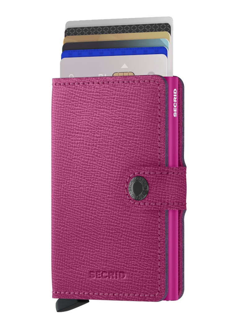 Portafoglio mini Secrid in pelle con porta carte di credito.