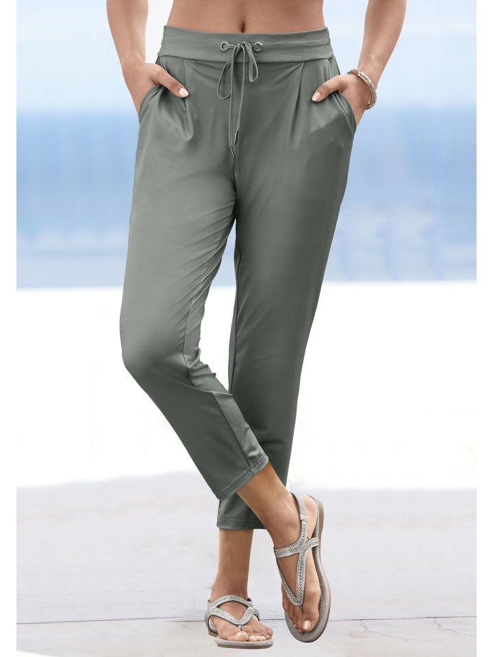 LASCANA Schlupfhose in jade günstig kaufen