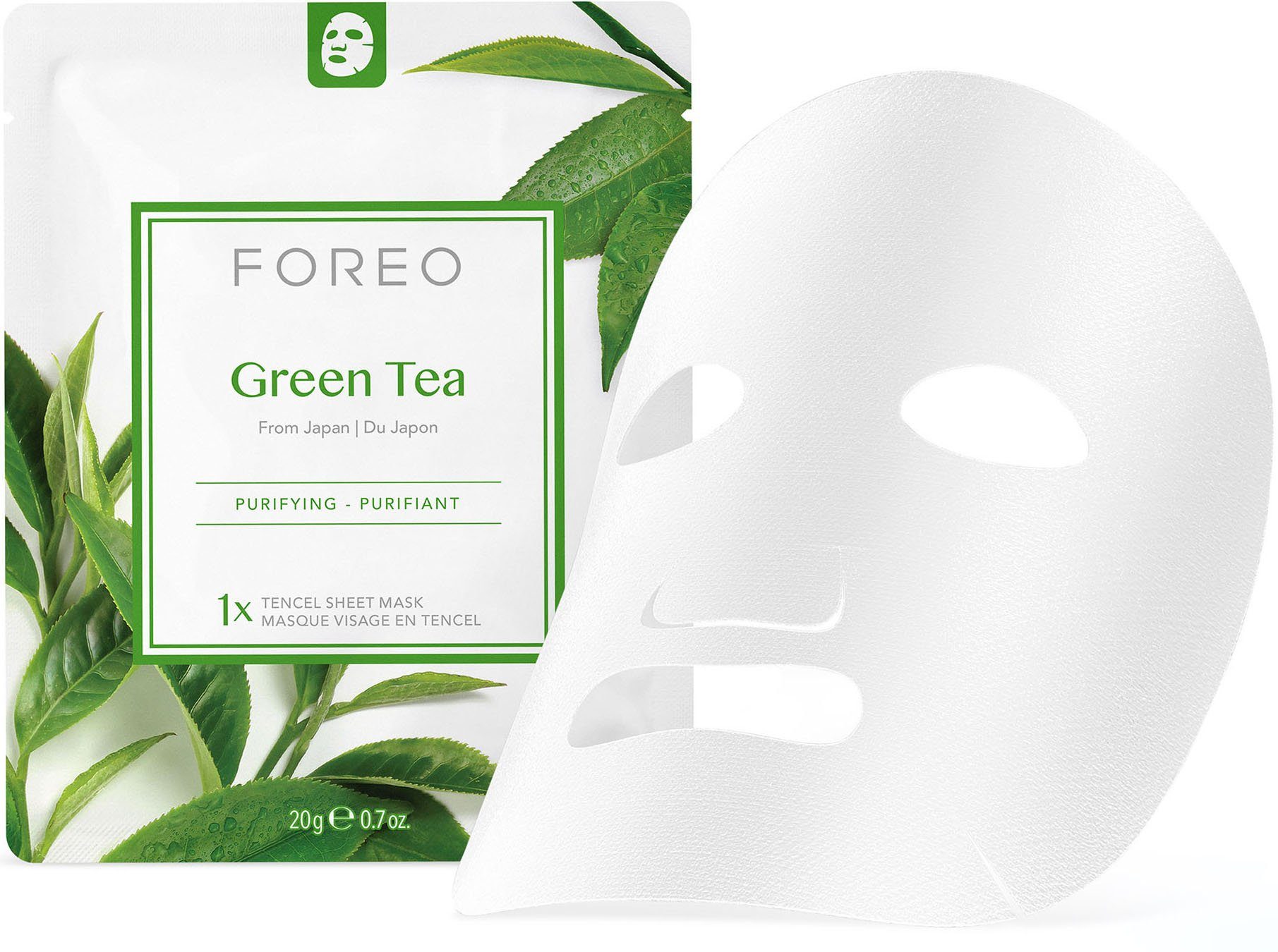 FOREO Gesichtsmaske Farm To Face Collection Sheet Masks Green Tea