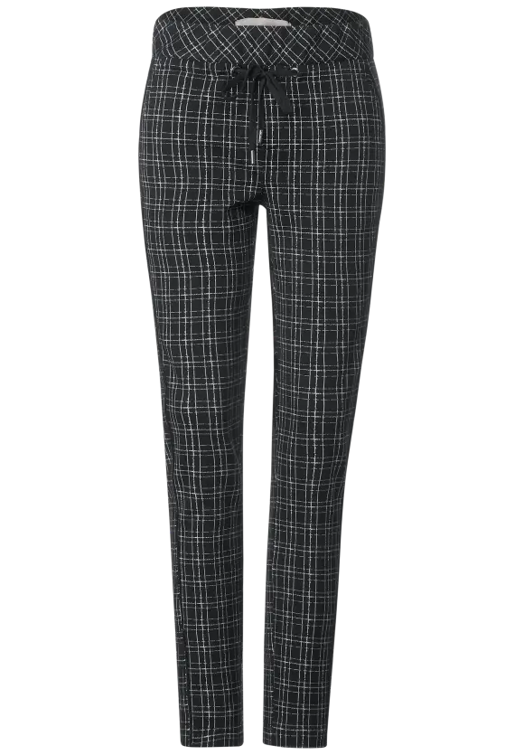 Street One Karierte Loose Fit Hose