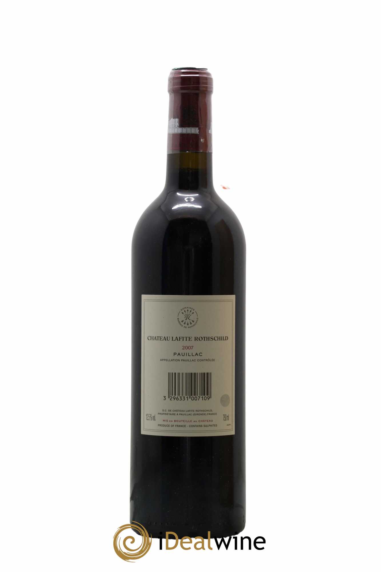 Château Lafite Rothschild 1er Grand Cru Classé  2007 - Lot de 1 Bouteille