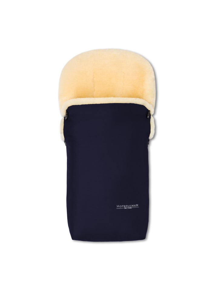 Hofbrucker Lammfell-Fußsack Putzi für Kinderwagen und Buggy in Navy Blue günstig kaufen onesize