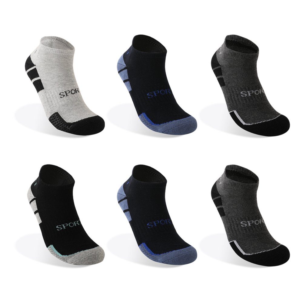 TEXEMP Thermosocken 3 - 12 Paar Thermo Socken Sneaker Kurzsocken Dicke Warme Wintersocken (3-Paar) Wärmend - Mit Innenfrottee
