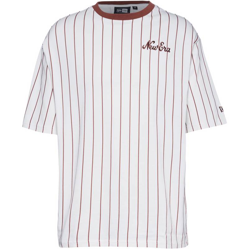 New Era Pinstripe Oversize T-Shirt Herren