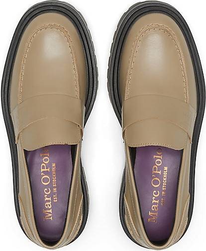 Marc O'Polo Chunky-Loafer aus edlem Kalbleder