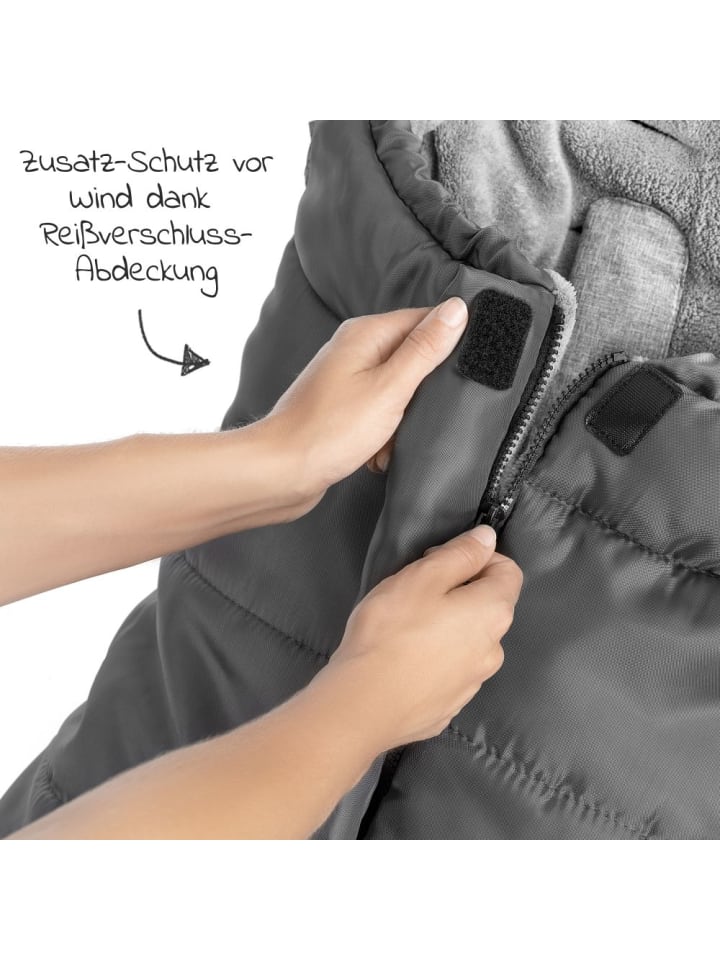 Zamboo Fußsack für Joie Buggy (Litetrax, Mytrax, Chrome uvm.) in grau günstig kaufen onesize