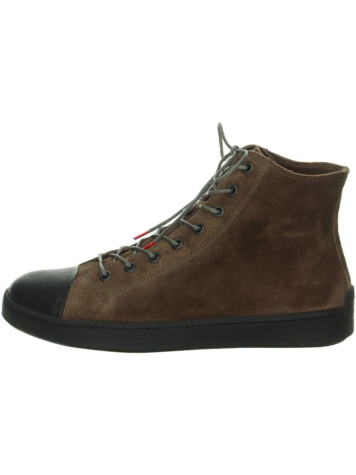 Think! Leder-Boots in Braun günstig kaufen