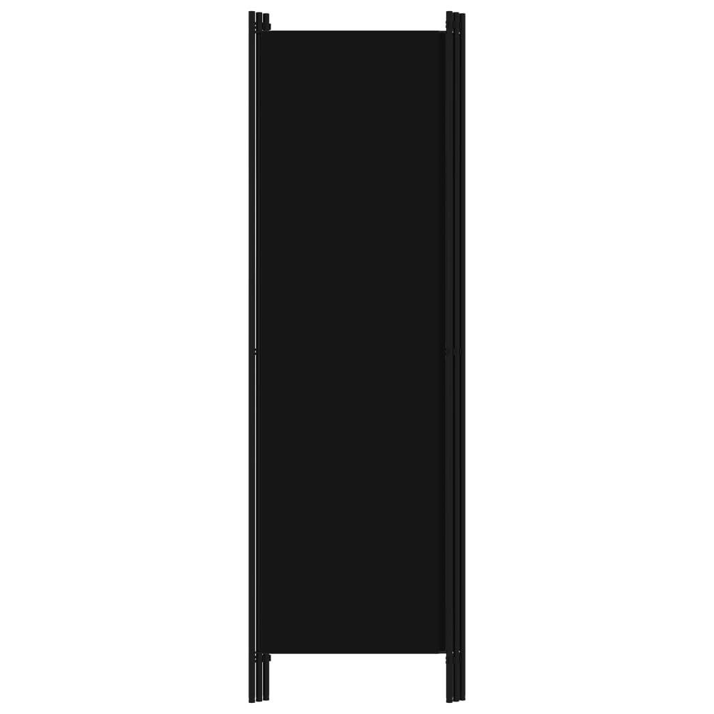 vidaXL Raumteiler 3-tlg. Raumteiler Schwarz 150x180 cm, 3-tlg.