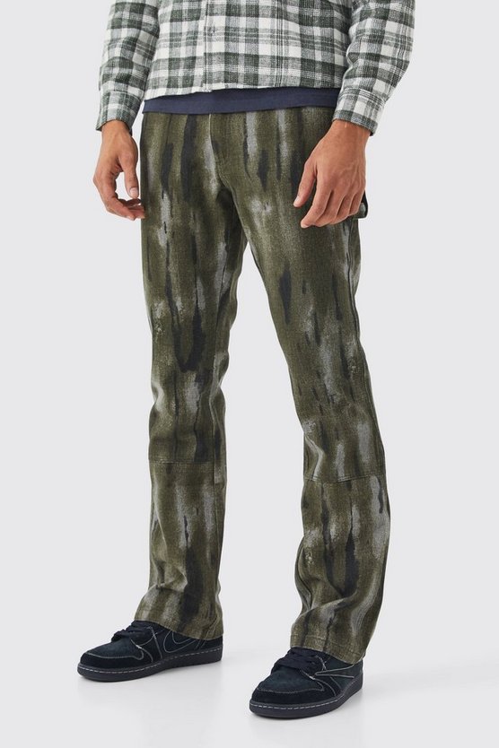 Slim-Fit Schlaghose