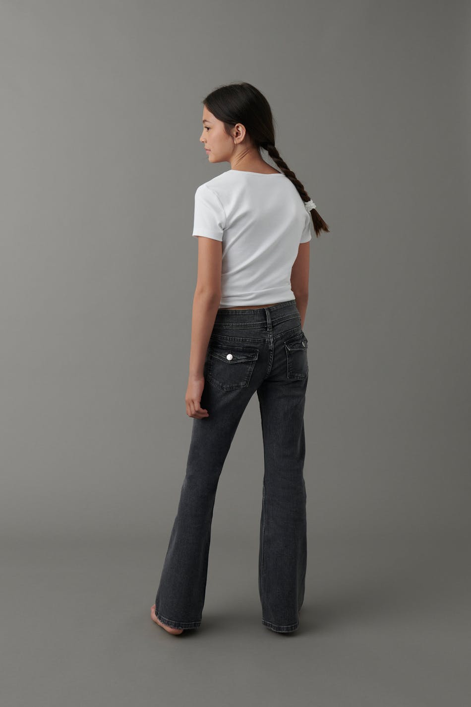 Low waist flare jeans
