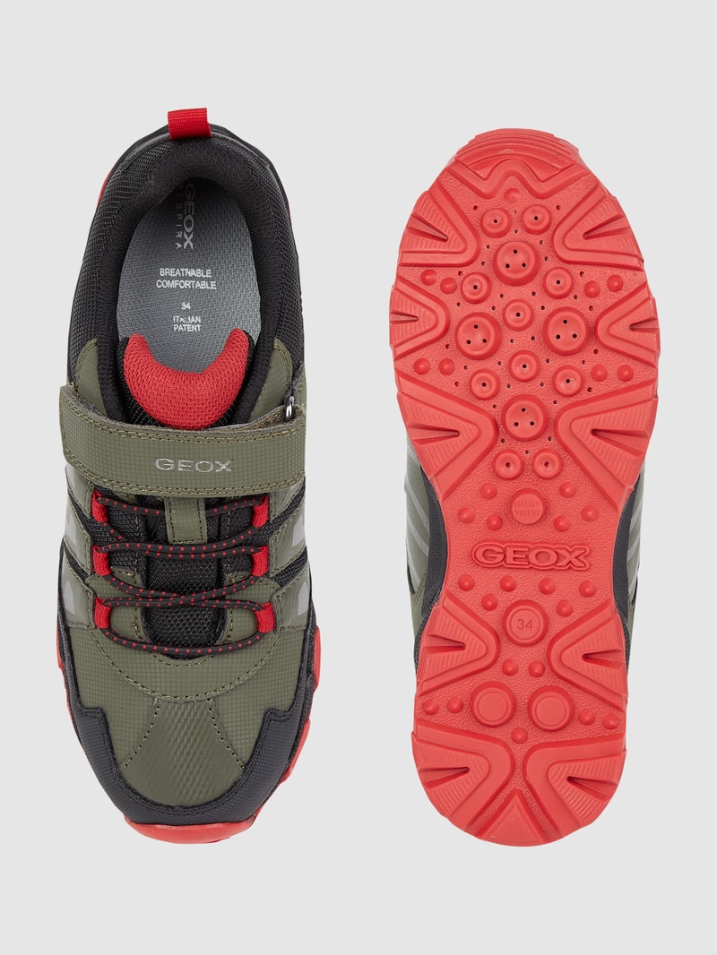 Sneaker mit Klettverschluss Modell 'Magnetar' - wasserdicht in khaki