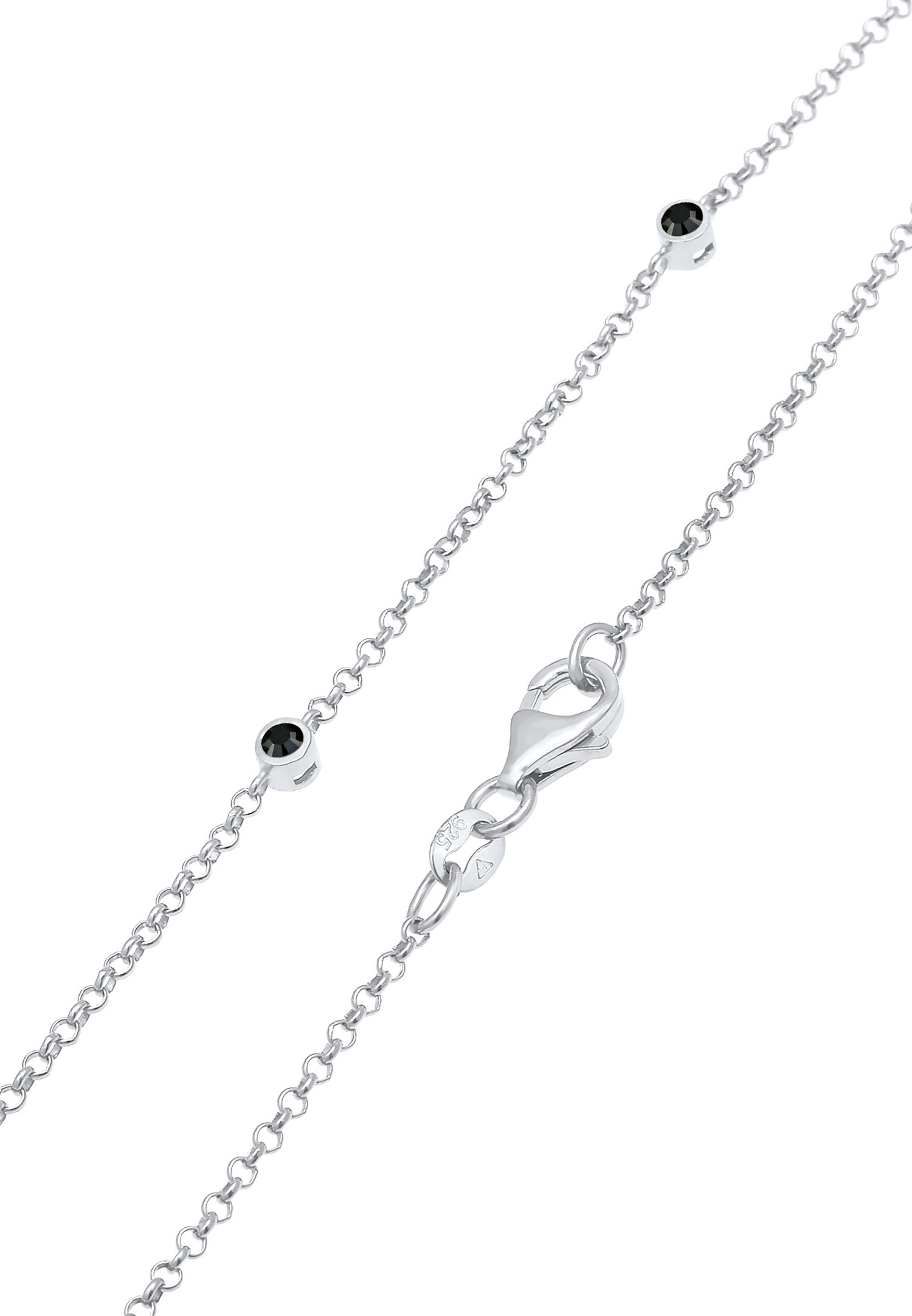 Elli Glamorous ženski prsten solitaire s kristalima 925 srebra