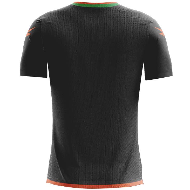 Zeus Icon Teamwear Set Trikot mit Shorts schwarz orange grün