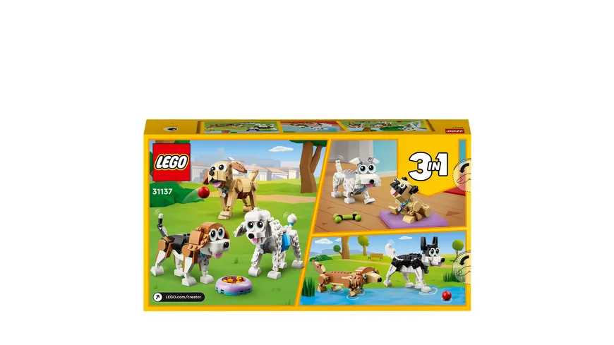 LEGO Creator 3in1 31137 Niedliche Hunde