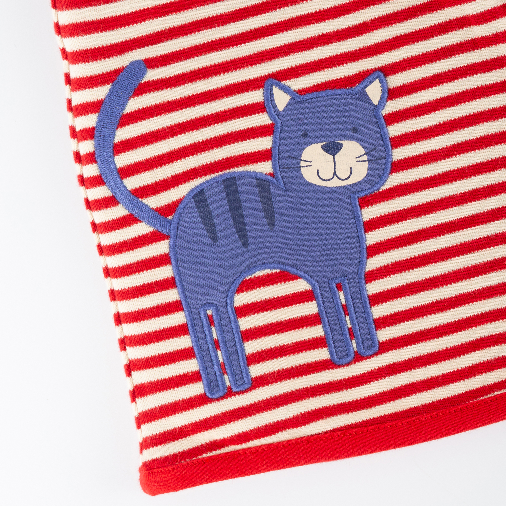 Baby Wende Trägerkleid, Katzen-Print oder rot-weiß gerin