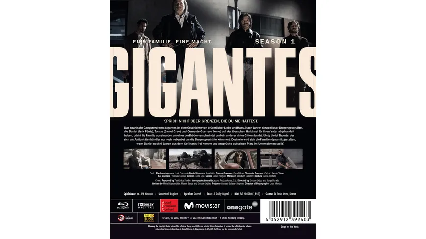 Gigantes - Season 1  [2 BRs]