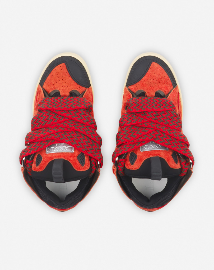 SNEAKERS CURB EN CUIR