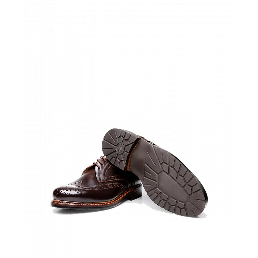 Heinrich Dinkelacker - Businessschuhe Derby JANOSCH K FULL BROGUE H Kalbsleder - braun