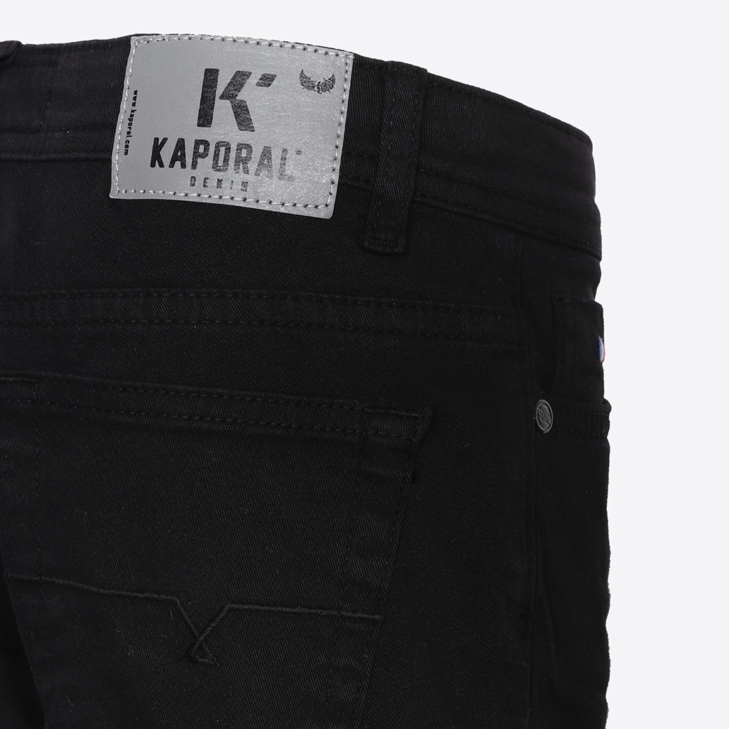 CEGO   Jean noir, coupe slim