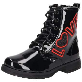 Puccetti Schnür Boots in schwarz