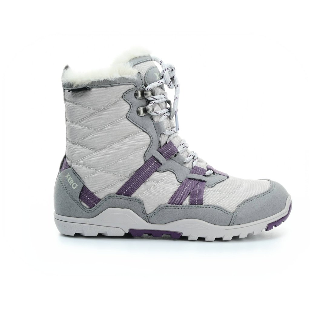 Xero Shoes Alpine W Frost Grey/White graue Barfuß-Begschuhe