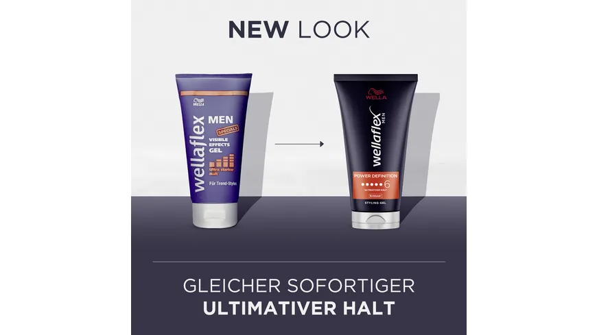 WELLAFLEX Men Styling Gel Power Definition 150 ml