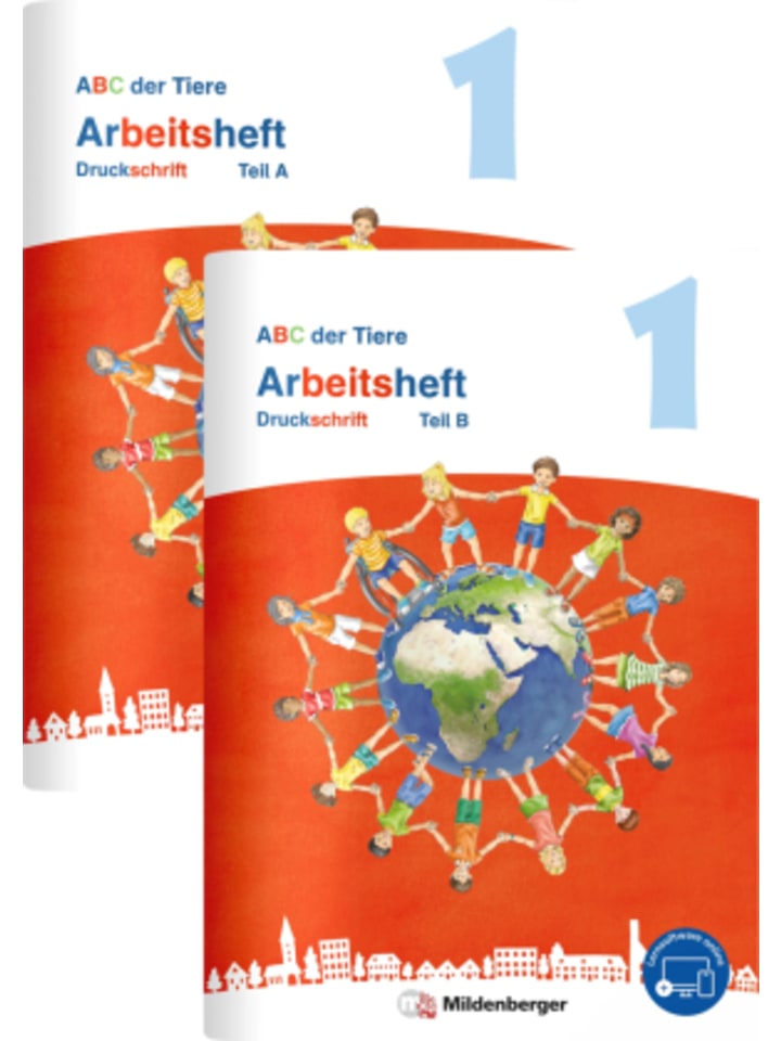 Mildenberger Buch - ABC der Tiere 1 Neubearbeitung - Arbeitsheft Druckschrift, Teil A und B günstig kaufen onesize