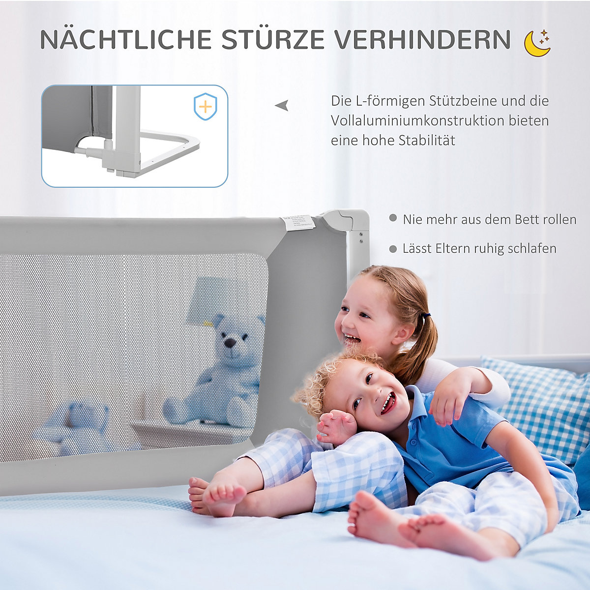 Bettgitter Geländer für Bett, Sicherheit für kinder