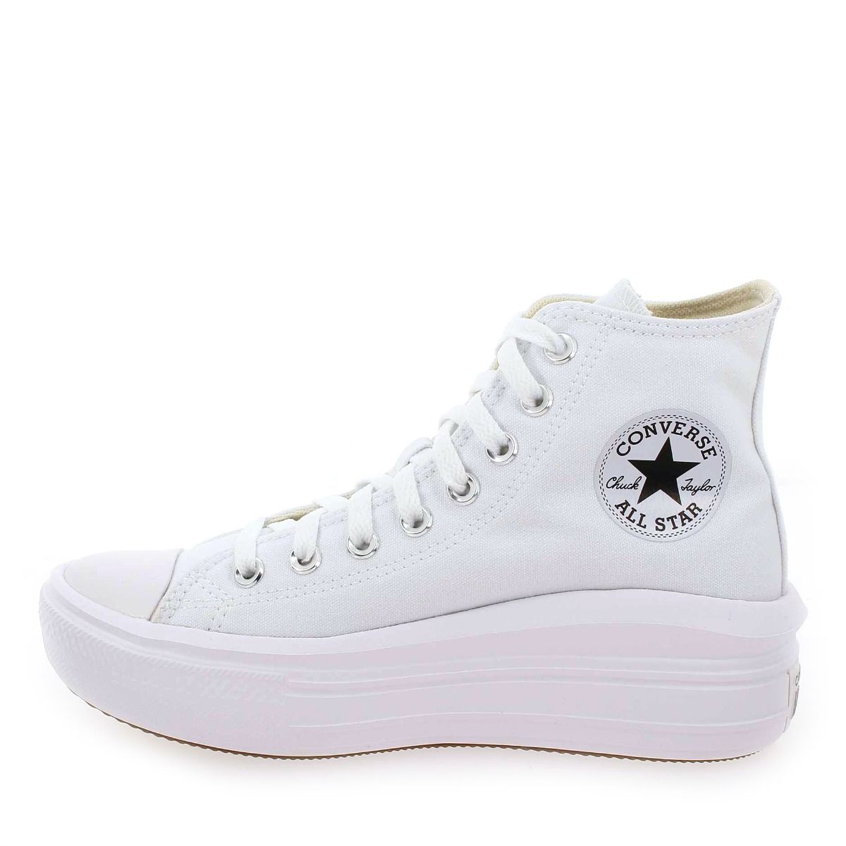 Converse  CHUCK TAYLOR ALL STAR MOVE PLATFORM - Blanc