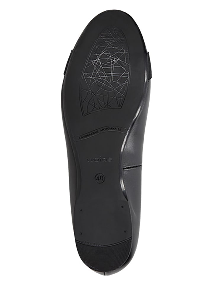 Wojas Leder-Ballerinas in Schwarz günstig kaufen