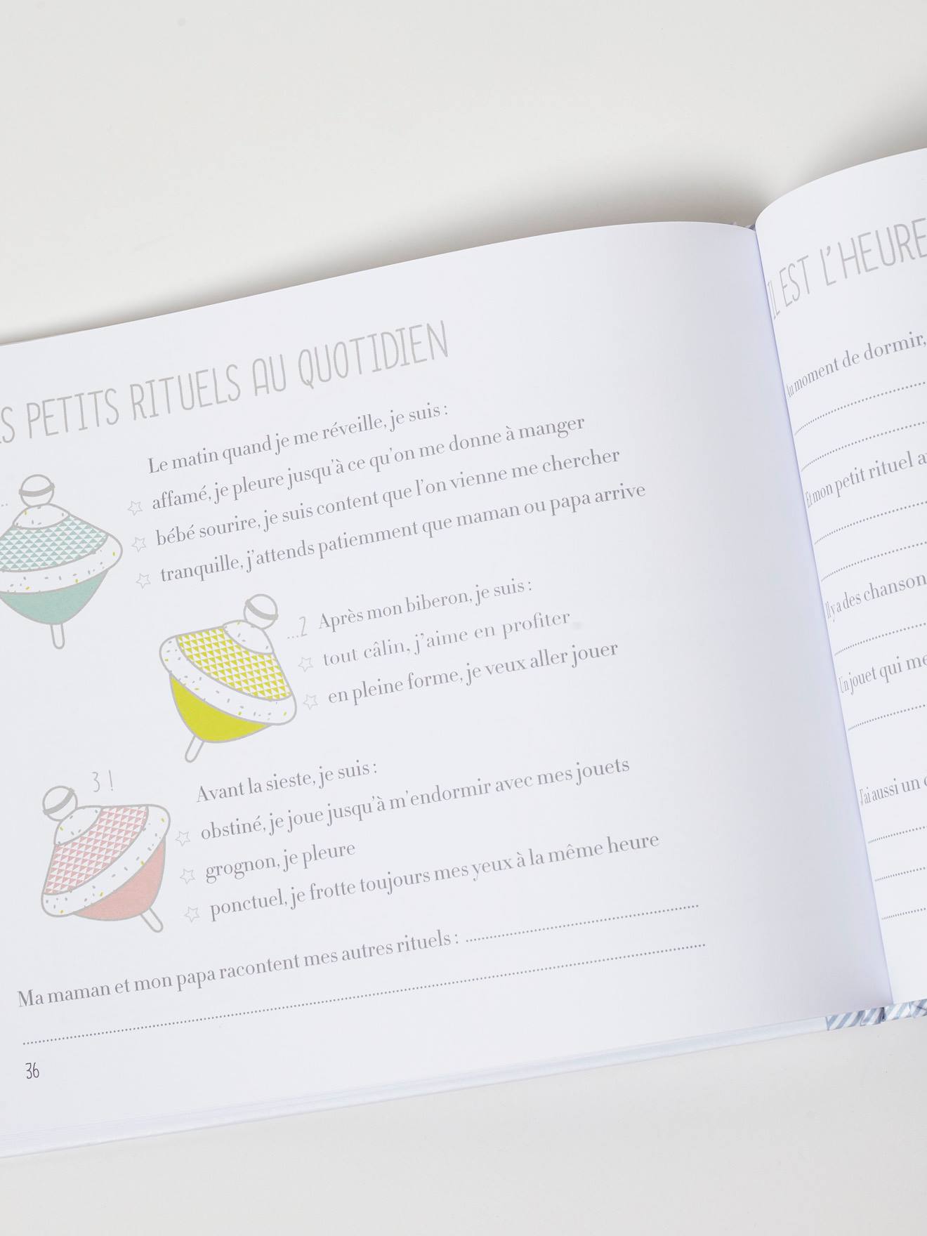 Livre de naissance blanc