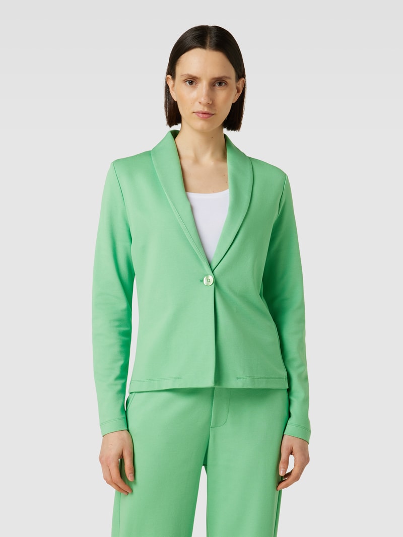 Blazer mit Schalkragen in grün