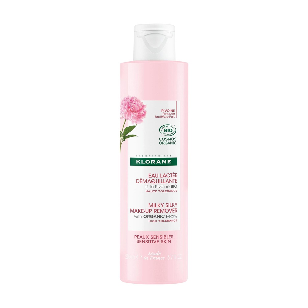 Klorane Eau lactée démaquillante à la Pivoine BI O Peaux sensibles 100 ml Démaquillant