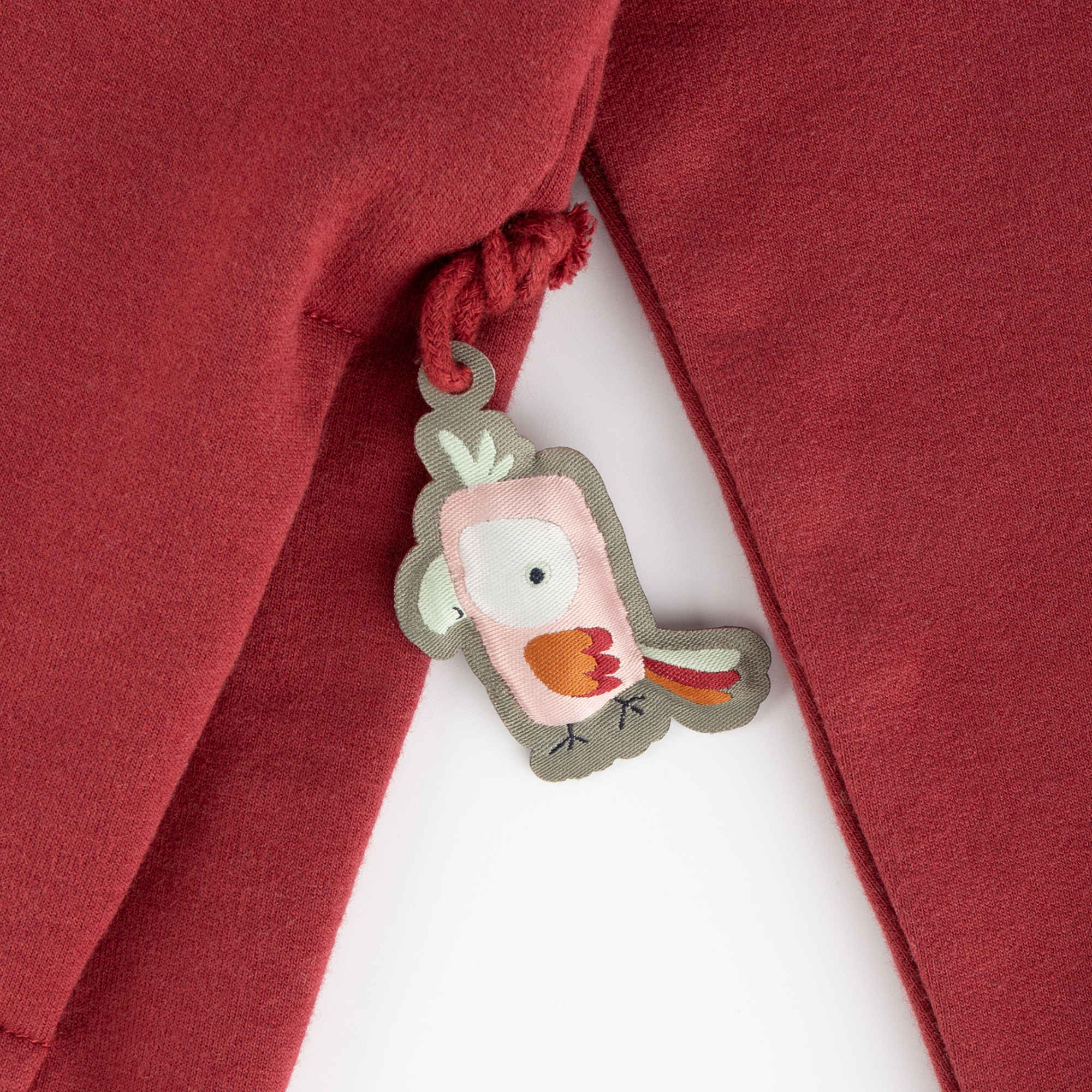 Kinder Sweatkleid mit Kapuze und Stickmotiv Blumen, dunk