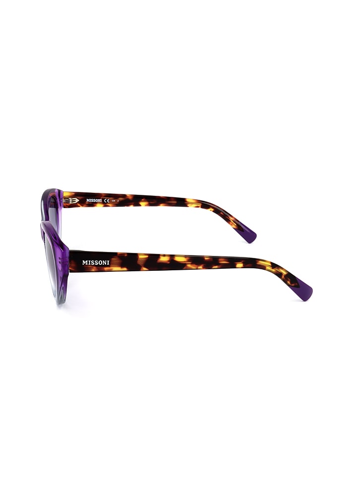 Missoni Damen-Sonnenbrille in Lila-Braun/ Blau günstig kaufen 53