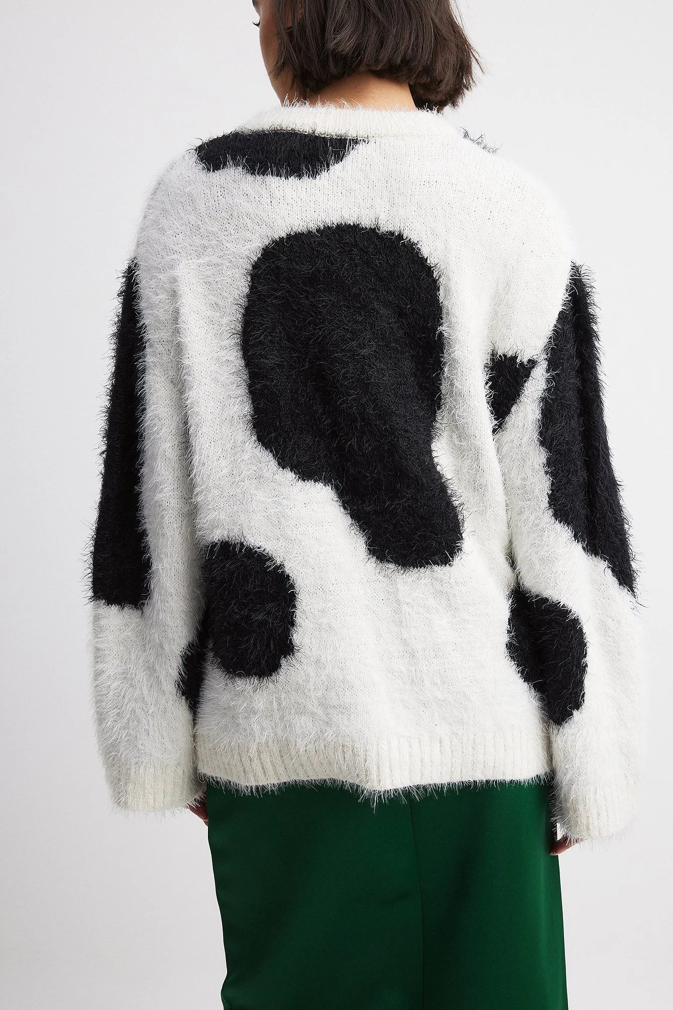 Oversize-Strickpullover mit Rundhalsausschnitt