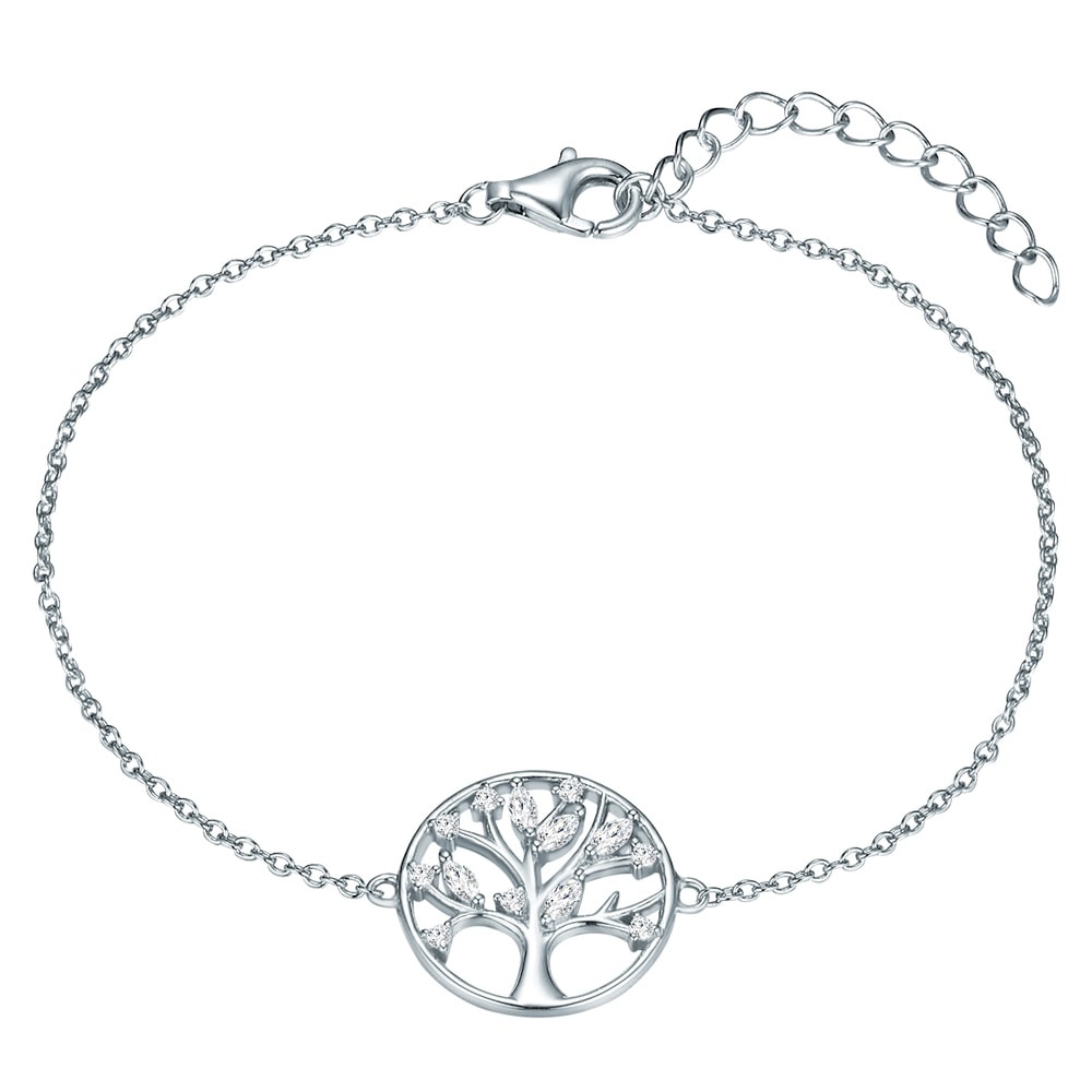Rafaela Donata Bracelet Arbre de vie Argent sterling Oxyde de zirconium (CZ) en Argent Bracelet